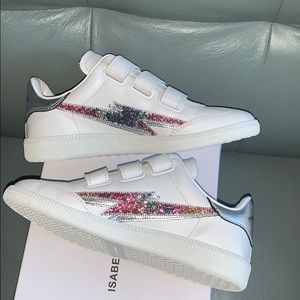 Isabel Marant Beth leather sneakers